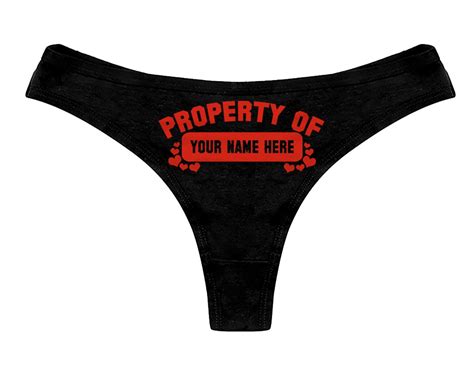 custom panties